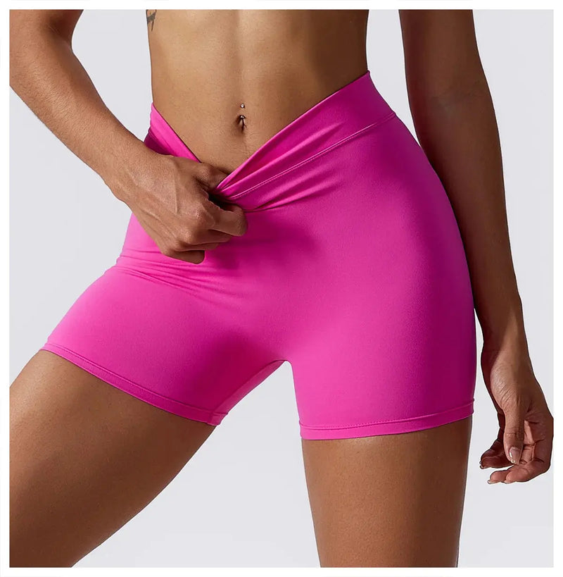 Shorts de Yoga Remontants de Fessiers