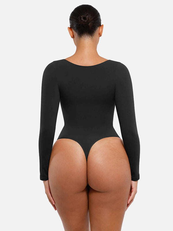 Body sans couture à manches longues