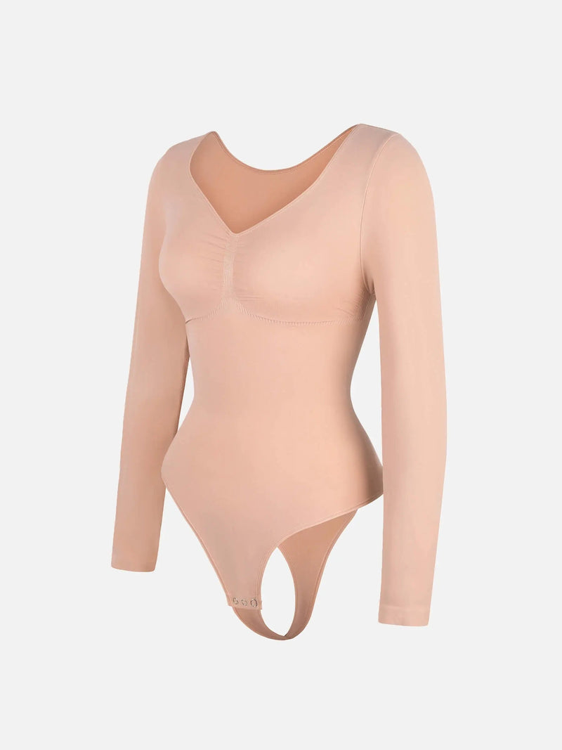 Body sans couture à manches longues
