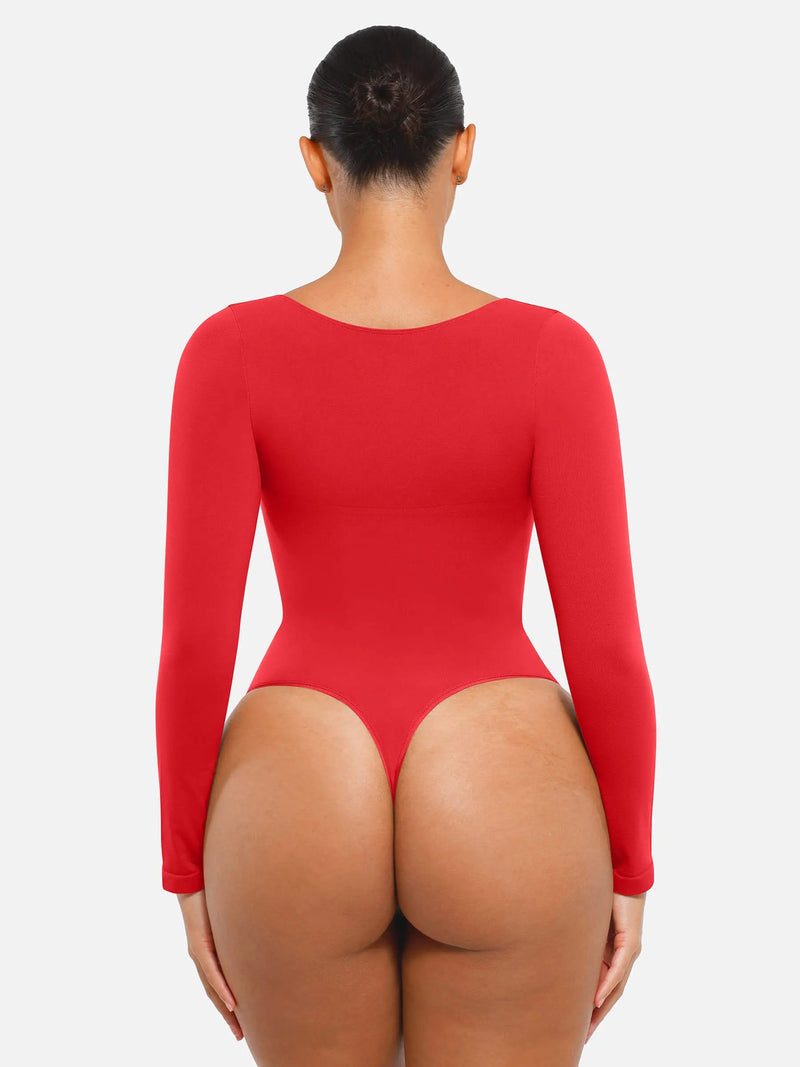 Body sans couture à manches longues