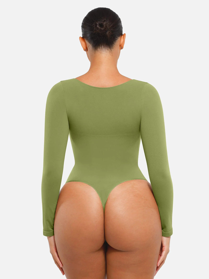 Body sans couture à manches longues