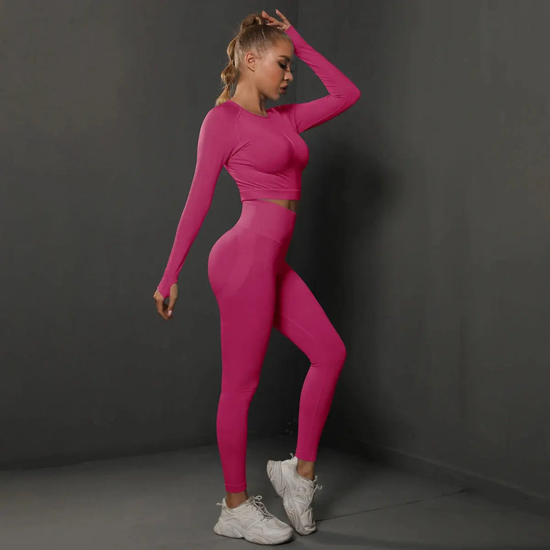 Chemise et Leggings Sans Couture | Ensemble