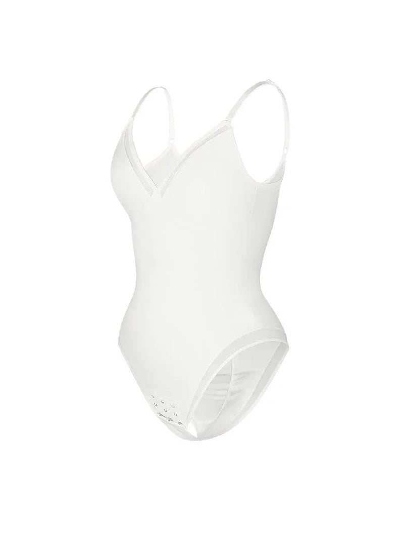 Body en Maille à Col V Profond