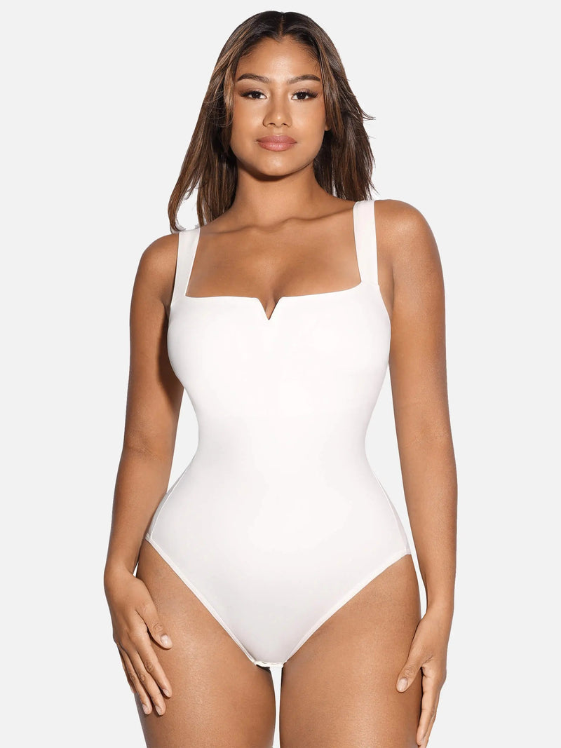 Body à Encolure Carrée