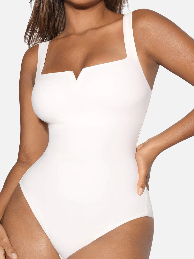 Body à Encolure Carrée