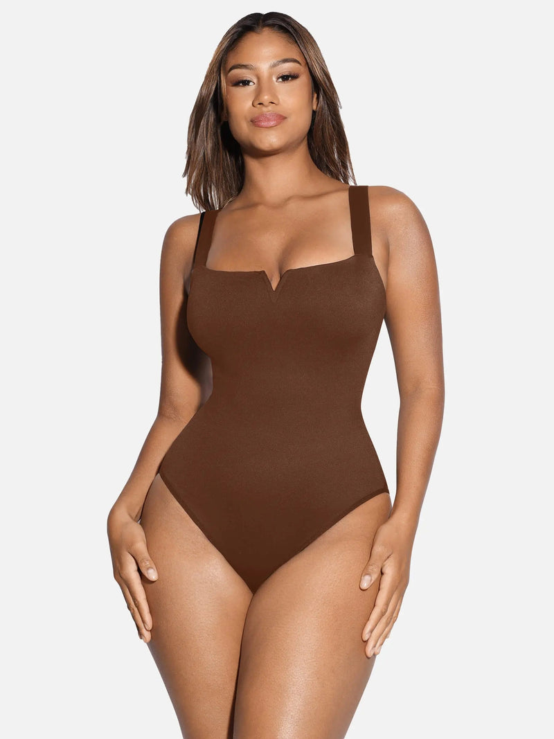 Body à Encolure Carrée
