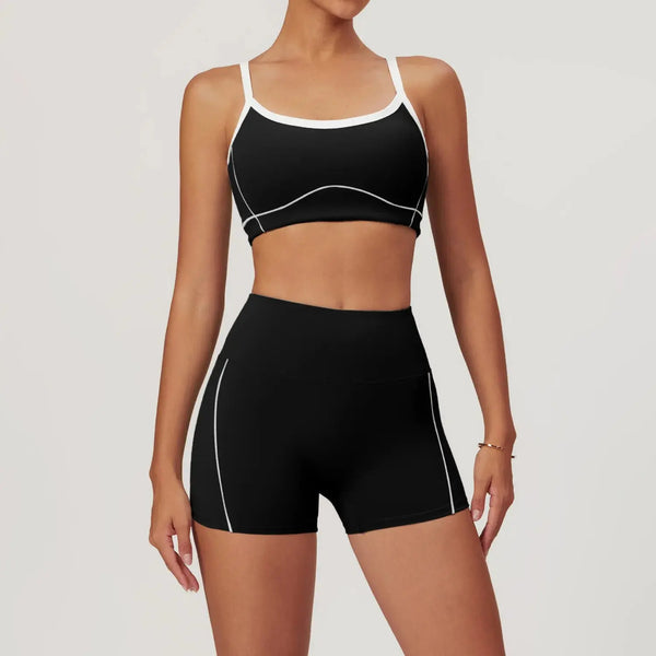 Haut Rayé & Shorts | Ensemble