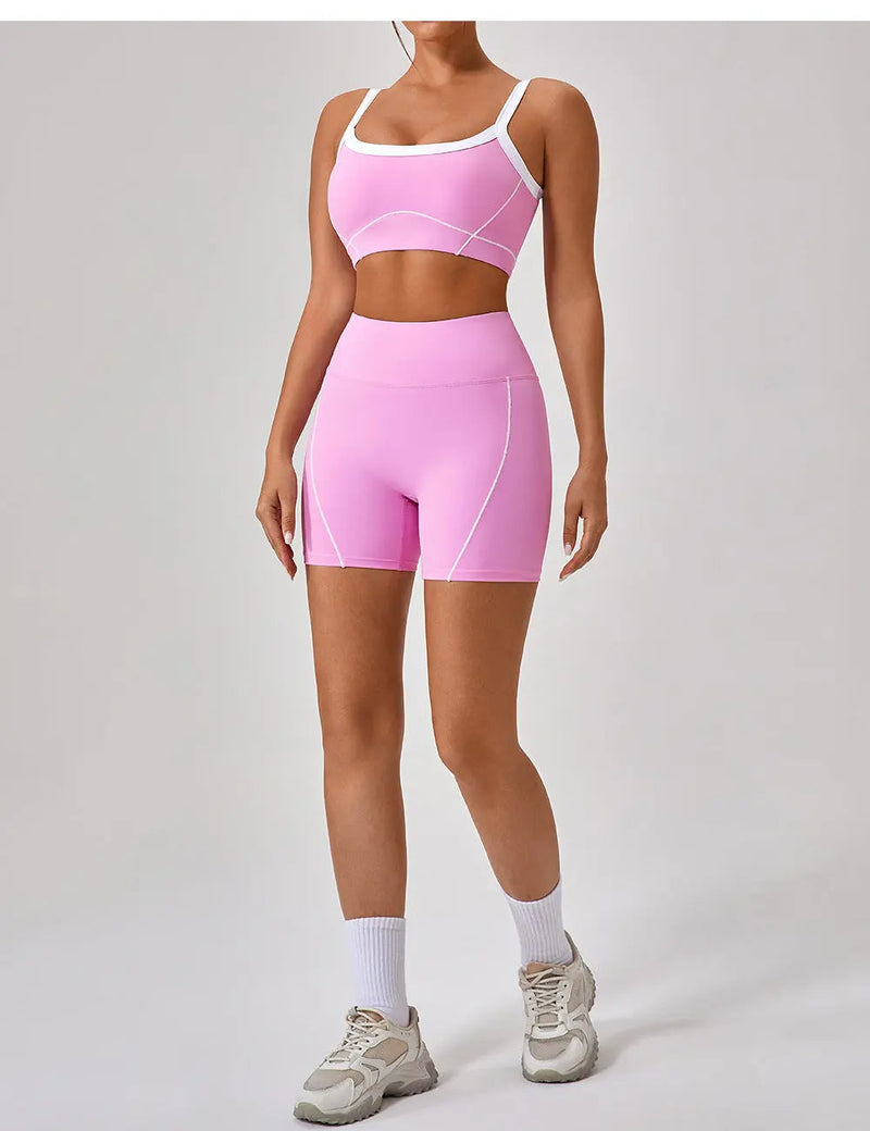 Haut Rayé & Shorts | Ensemble